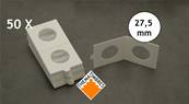 lot de 50 étuis carton HB autocollants 27.5 mm Hartberger 50275TH