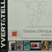 Catalogue de cotation vol 1  Timbres d'Afrique 2018  Yvert & Tellier