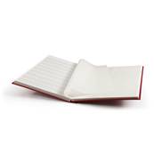 classeur pour timbres 32 pages blanches BASIC W32 rouge Leuchtturm 334124