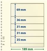 10 feuilles neutres LINDNER T 802506P