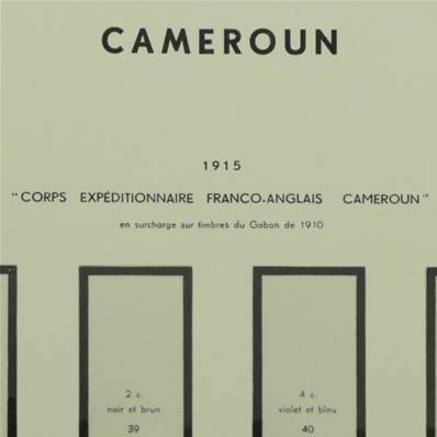 CAMEROUN avant independance1915-1961 avec pochettes MOC 330557