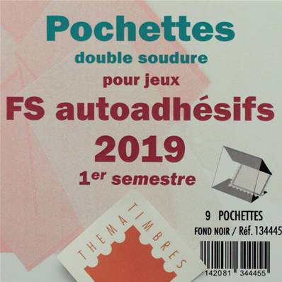 Pochettes 1er sem 2019 Futura FS autoadhesifs Yvert & Tellier 134445