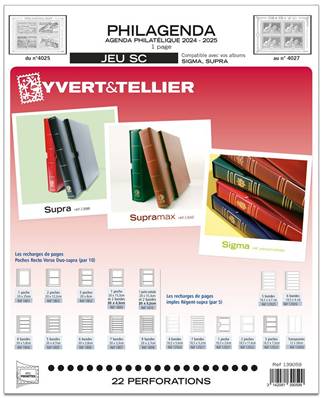 Jeu France SC 2025 Blocs Philagenda Yvert et Tellier 139059