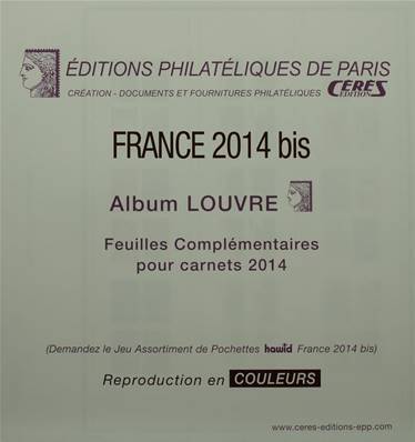 Feuilles complementaires pour carnets 2014 Louvre Standard Edition Ceres