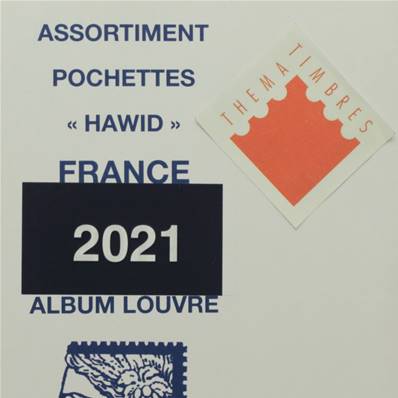 Jeu de pochettes pour feuilles France 2021 Album Louvre Ceres HBA21