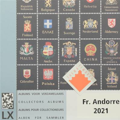 Feuilles Luxe ANDORRE Francais 2021 DAVO 1551