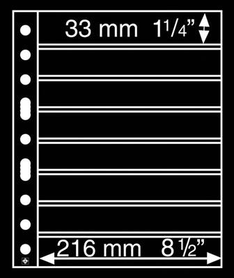 5 Feuilles Noires GRANDE 8S Leuchtturm 329179