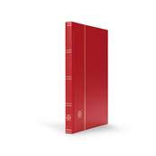 classeur pour timbres 32 pages blanches BASIC W32 rouge Leuchtturm 334124