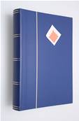 classeur pour timbres 60 pages blanches BASIC W60 bleu Leuchtturm 333952