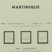 MARTINIQUE 1886-1947 avec pochettes MOC 341261