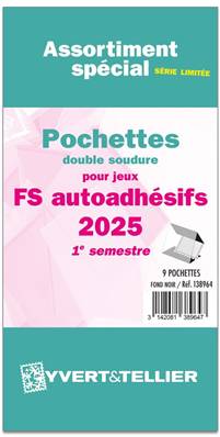 Pochettes 1er sem 2025 Futura FS autoadhesifs Yvert & Tellier 138964
