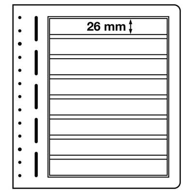 10 Feuilles à 8 bandes LB8 Leuchtturm 313996