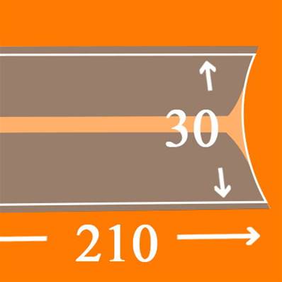 22 bandes Lindner double soudure fond noir 210 x 30 mm HA4030