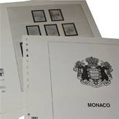 Feuilles Monaco 1986 à 1991 Lindner T186/86