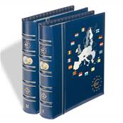 albums Vista 1 + 2 avec etui pour series d'euros Leuchtturm 341042