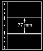 10 Feuilles noires à 3 bandes Optima 3S Leuchtturm 316307