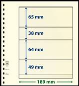 10 feuilles neutres LINDNER T 802410P