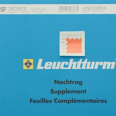 Feuilles Andorre Francais 2019 SF Leuchtturm N07F SF/19 362908
