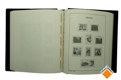 Reliure DP 15 avec étui et feuilles France 2005 à 2009 Leuchtturm 331182