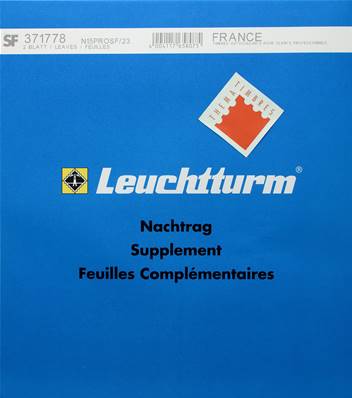 Feuilles France 2023 Autocollants SF Leuchtturm N15PRO SF/23 371778