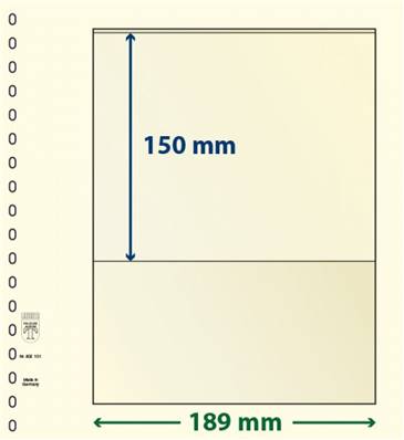 10 feuilles neutres LINDNER T 802101P