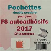 Pochettes 2e sem 2017 Futura FS autoadhesifs Yvert & Tellier 110026