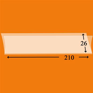 25 bandes 210 x 26 mm simple soudure fond transparent Yvert et Tellier 180268