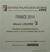 Feuilles France 2014 Album Louvre et Standard Edition Ceres FF14