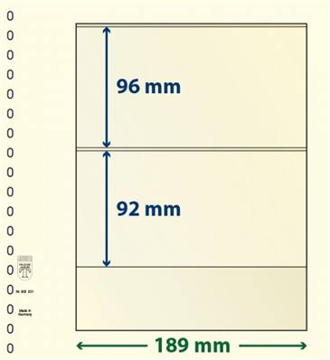 10 feuilles neutres LINDNER T 802201P