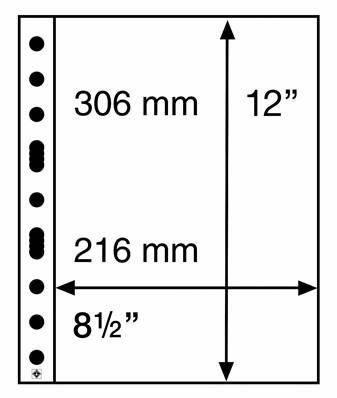 5 Feuilles Transparentes GRANDE 1C Leuchtturm 321709