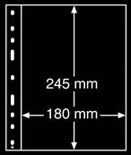 10 Feuilles noires à 1 poche Optima 1S Leuchtturm 326667