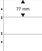 10 feuilles Multi Collect 3 bandes transparentes Lindner MU1323