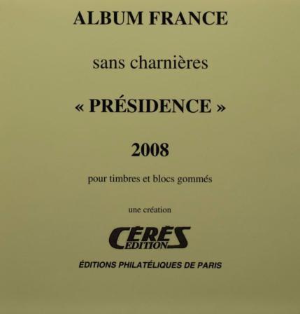 Jeu Presidence 2008 France sans charniere Ceres PF08