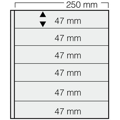 5 Feuilles blanches Garant 6 bandes 726 SAFE