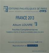 Feuilles France 2013 Album Louvre et Standard Edition Ceres FF13