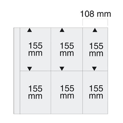 5 feuilles CPM verticales Fond Blanc SAFE 6020