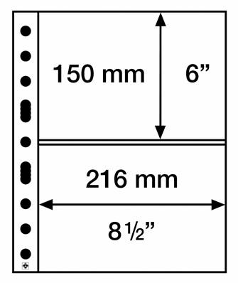 5 Feuilles Transparentes GRANDE 2C Leuchtturm 336439