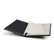 classeur pour timbres 32 pages noires BASIC S32 vert Leuchtturm 327381