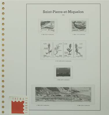 Jeu Saint Pierre et Miquelon SC de 2006 à 2009 Yvert et Tellier 13160