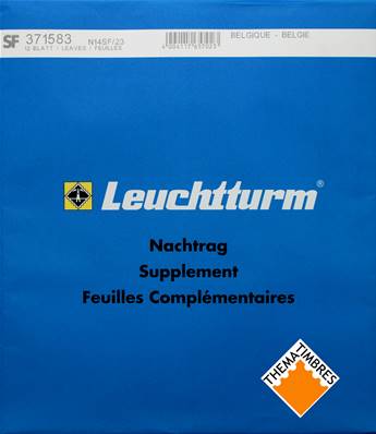 Feuilles Belgique 2023 à pochettes SF Leuchtturm 371583