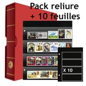 Offre Album Futura rouge et 10 feuilles Giga 4 Yvert et Tellier 21794