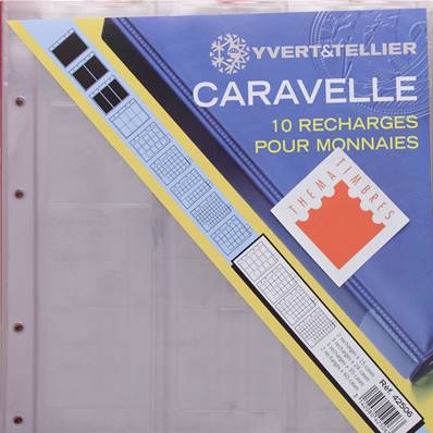 assortiment 10 recharges caravelle monnaies 42506