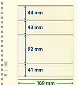 10 feuilles neutres LINDNER T 802415P