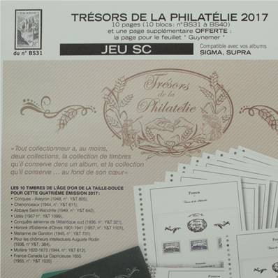 Jeu France Les tresors de la philatelie SC 2017 Yvert et Tellier 720104