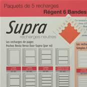 5 recharges neutres Regent Supra 6 bandes Yvert et Tellier 12926