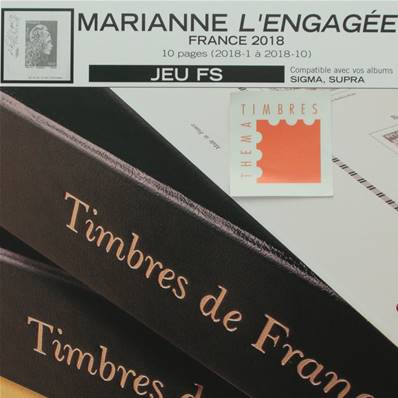 Jeu France Futura FS Marianne l'engagée 2018 Yvert et Tellier 133426