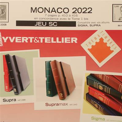 Jeu Monaco SC 2022 Yvert et Tellier 137581