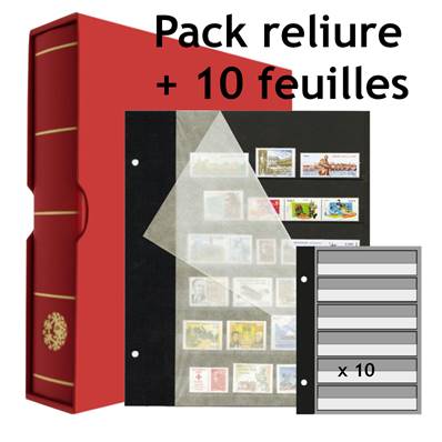 Offre Album Futura rouge et 10 RECHARGES C50 Yvert et Tellier 27591