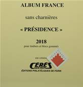 Jeu Presidence 2018 France sans charniere Ceres PF18