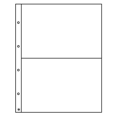 5 feuilles Folio 2 poches transparentes Leuchtturm FOLIO2C 317693